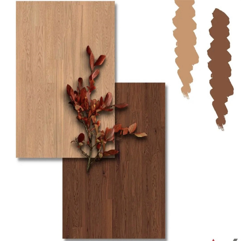 Dark textured laminate flooring close-up with scratch-hiding grain