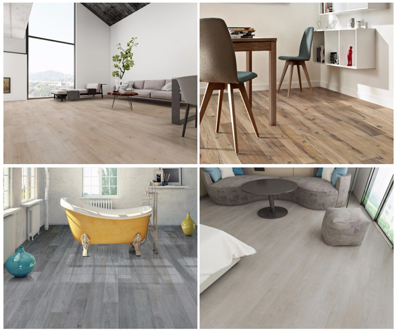 Pardoseală SPC impermeabilă cu granulație de lemn de 6 mm Pardoseală SPC impermeabilă cu granulație de lemn de 6 mm