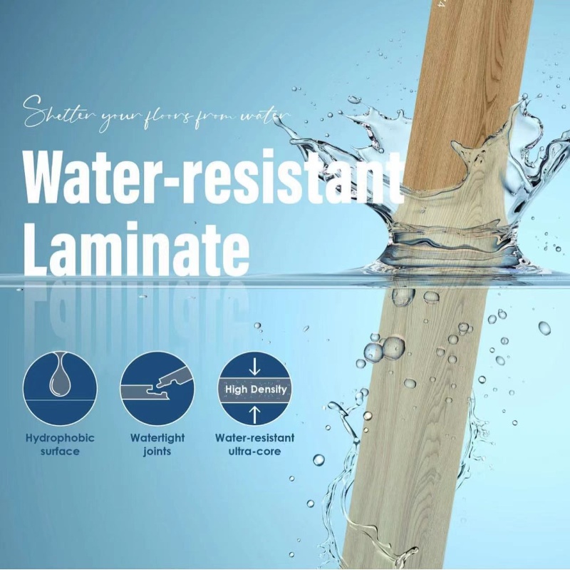 Pavimento laminado espinha de peixe AC4 de 8 mm