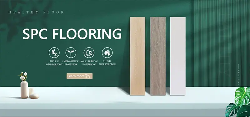 5mm su geçirmez ahşap tahıl SPC döşeme 5mm su geçirmez ahşap tahıl SPC döşeme