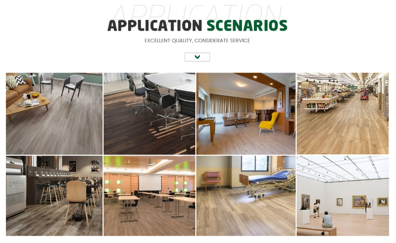 Revêtement de sol stratifié Click Lock de 8 mm